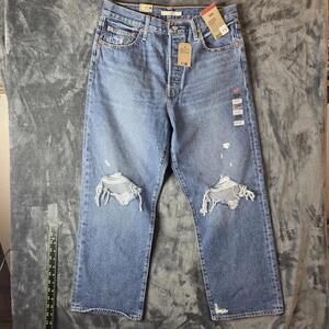 Levi’s Ribcage Straight Ankle Jeans Womens Sz 32 NWT